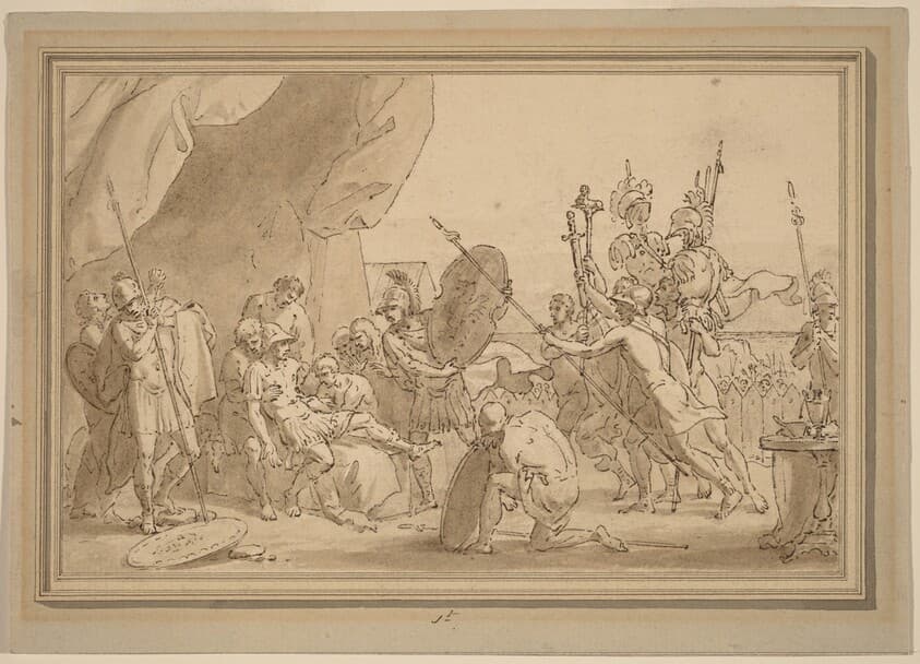Death of a General — Benjamin West