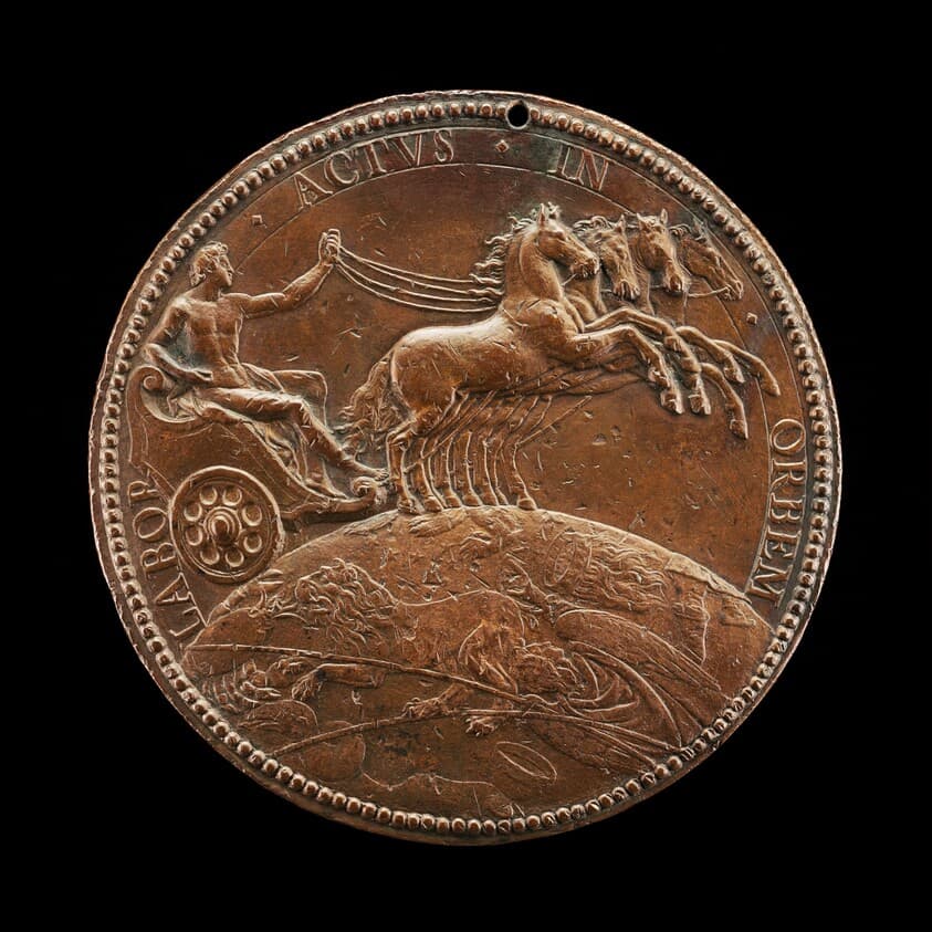 Apollo Driving the Sun's Car [reverse] — Guillaume Dupré