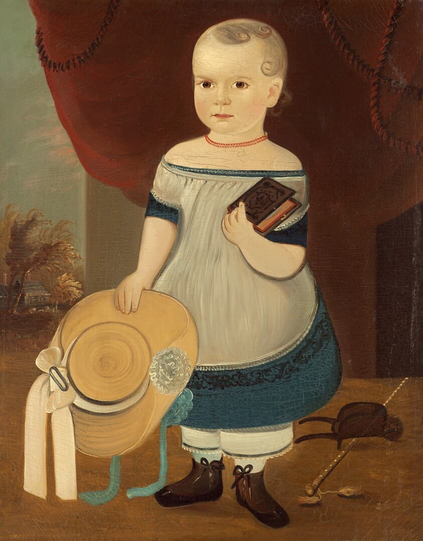 Child with Straw Hat — William Matthew Prior