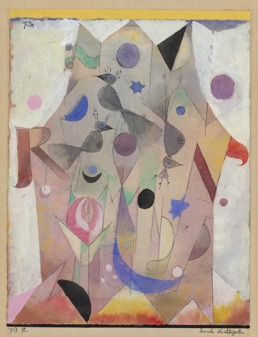Persische Nachtigallen (Persian Nightingales) — Paul Klee
