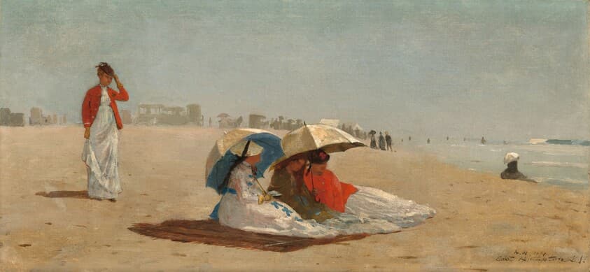 East Hampton Beach, Long Island — Winslow Homer
