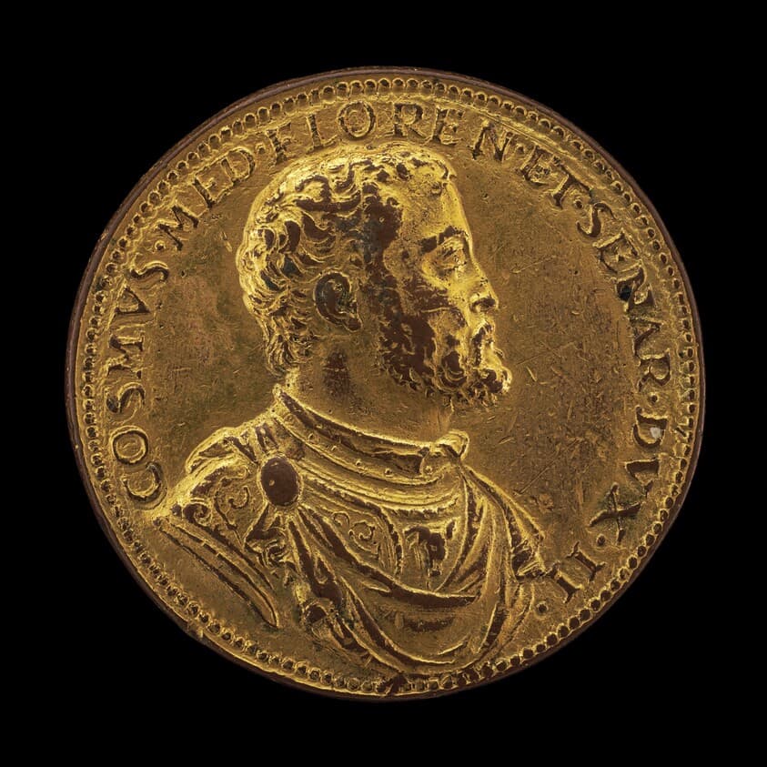 Cosimo I de' Medici, 1519-1574, Duke of Florence 1537 [obverse] — Pier Paolo Galeotti