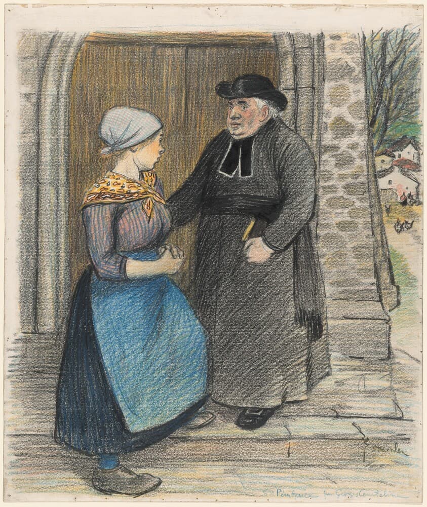 Penitence — Théophile Alexandre Steinlen