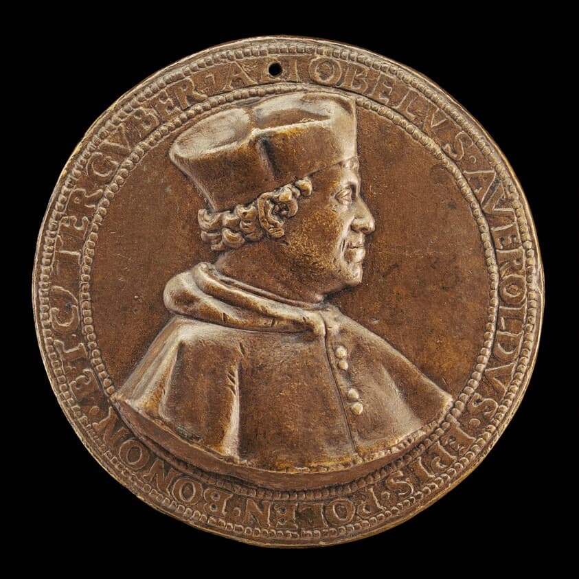 Altobello Averoldo, c. 1468-1531, Bishop of Pola, Thrice Governor of Bologna [obverse] — Antonio Vicentino