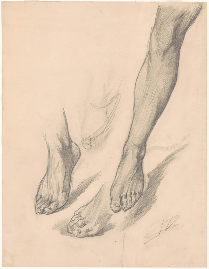 Studies of Feet — Walter Shirlaw