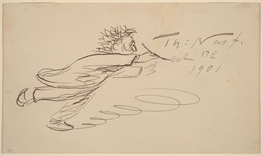 Signature, "TH. Nast, Oct. 17, 1901" — Thomas Nast
