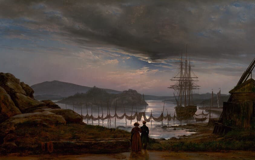 View from Vaekero near Christiania — Johan Christian Dahl