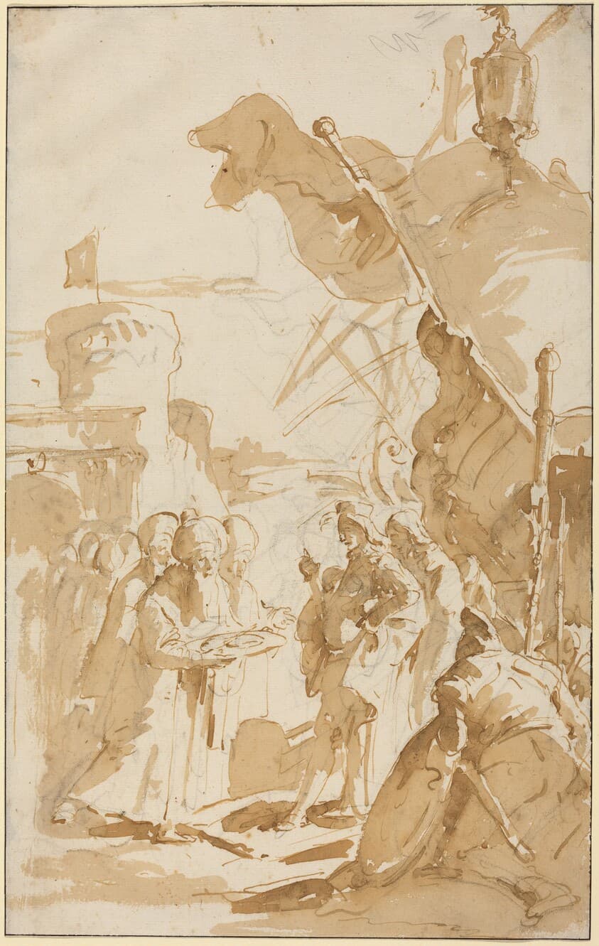 Capitulation of a Town — Giovanni Battista Tiepolo