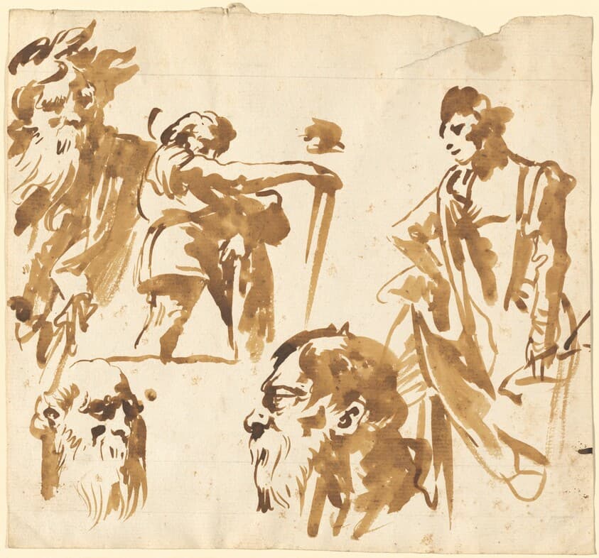 Figures and Faces — Giovanni Domenico Tiepolo