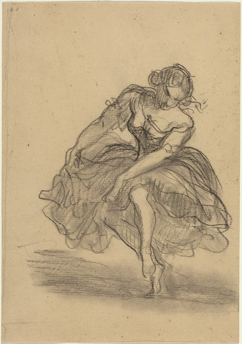 Dancer — Honoré Daumier