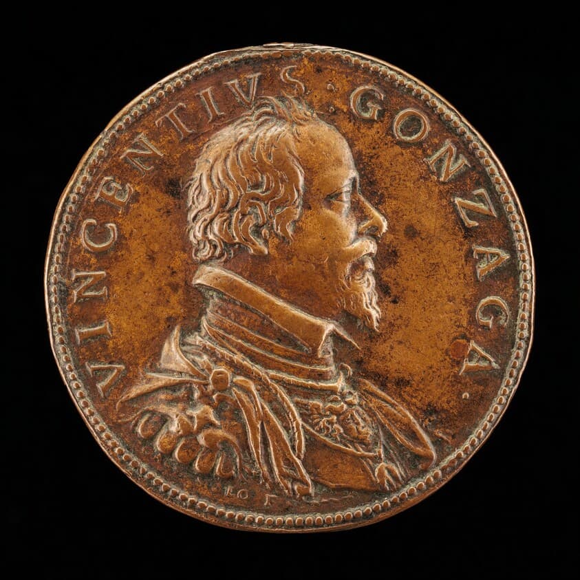 Vincenzo Gonzaga, 1562-1612, 4th Duke of Mantua 1587 [obverse] — Gaspare Mola