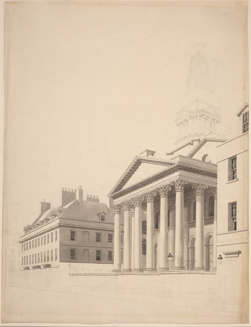 St. George's, Bloomsbury — Thomas Malton