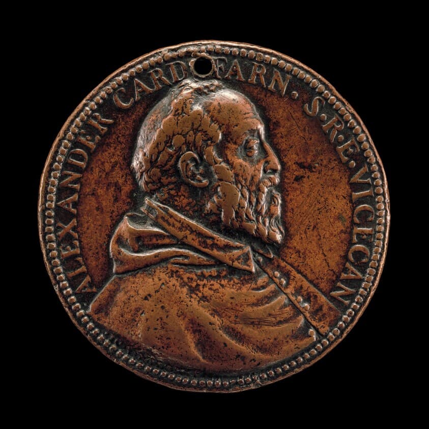 Cardinal Alessandro Farnese, 1520-1589 [obverse] — Giovanni Vincenzo Melone