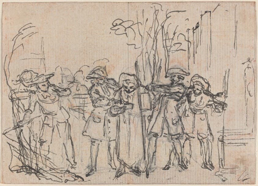 Hob Surprised by Sir Thomas with Mr. Friendly's Letter — Hubert François Gravelot