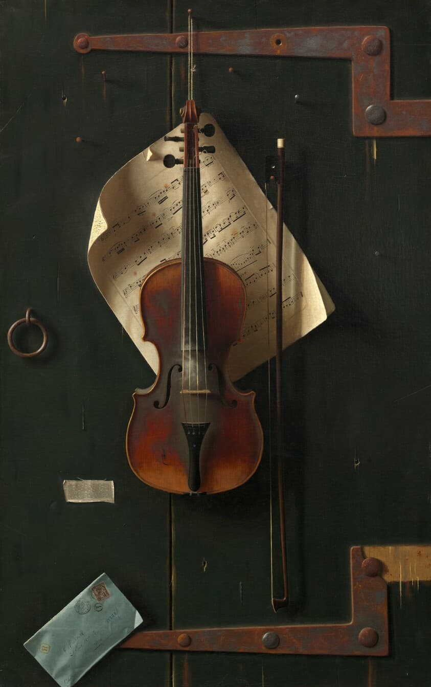 The Old Violin — William Michael Harnett