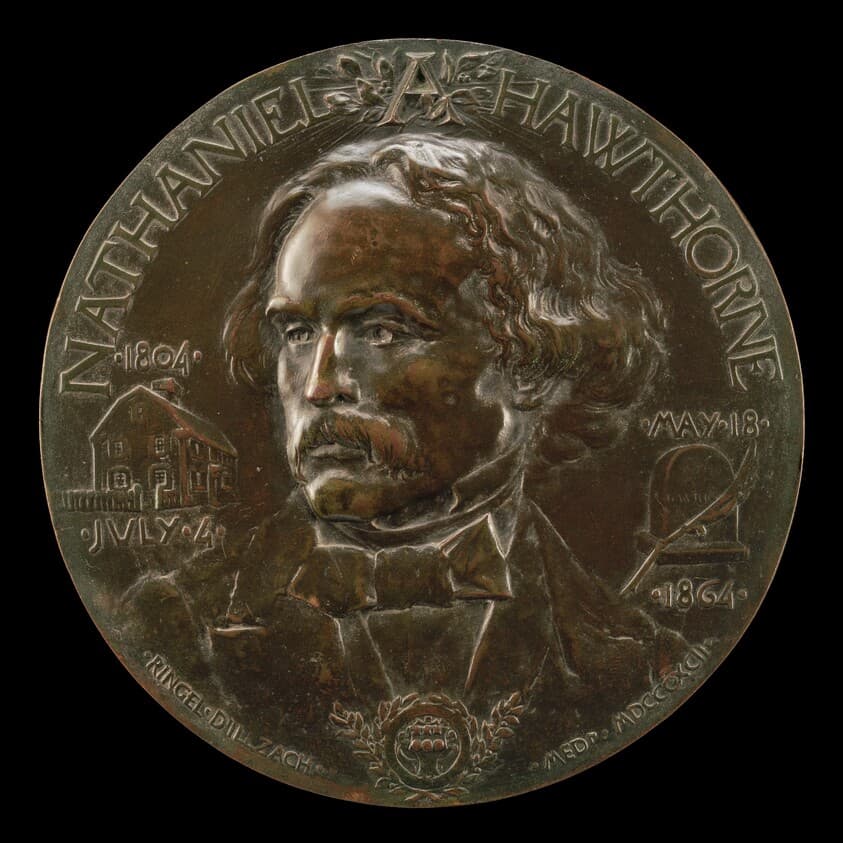 Nathaniel Hawthorne, 1804-1864, Author — Jean Désiré Ringel d'Illzach