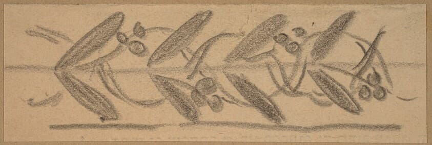 Study for a Border Design — Charles Sprague Pearce