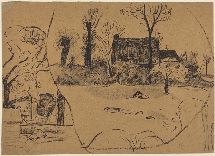 Landscape at Pont-Aven — Paul Gauguin