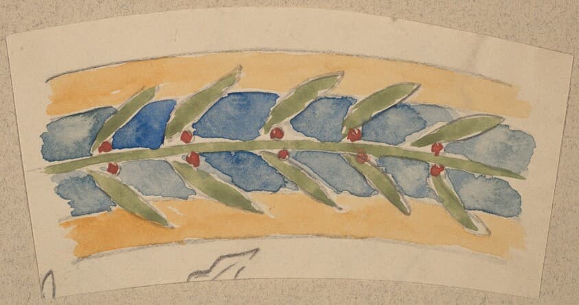 Study for a Border Design — Charles Sprague Pearce