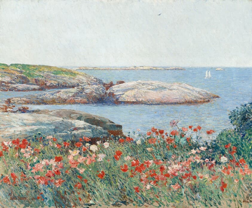 Poppies, Isles of Shoals — Childe Hassam