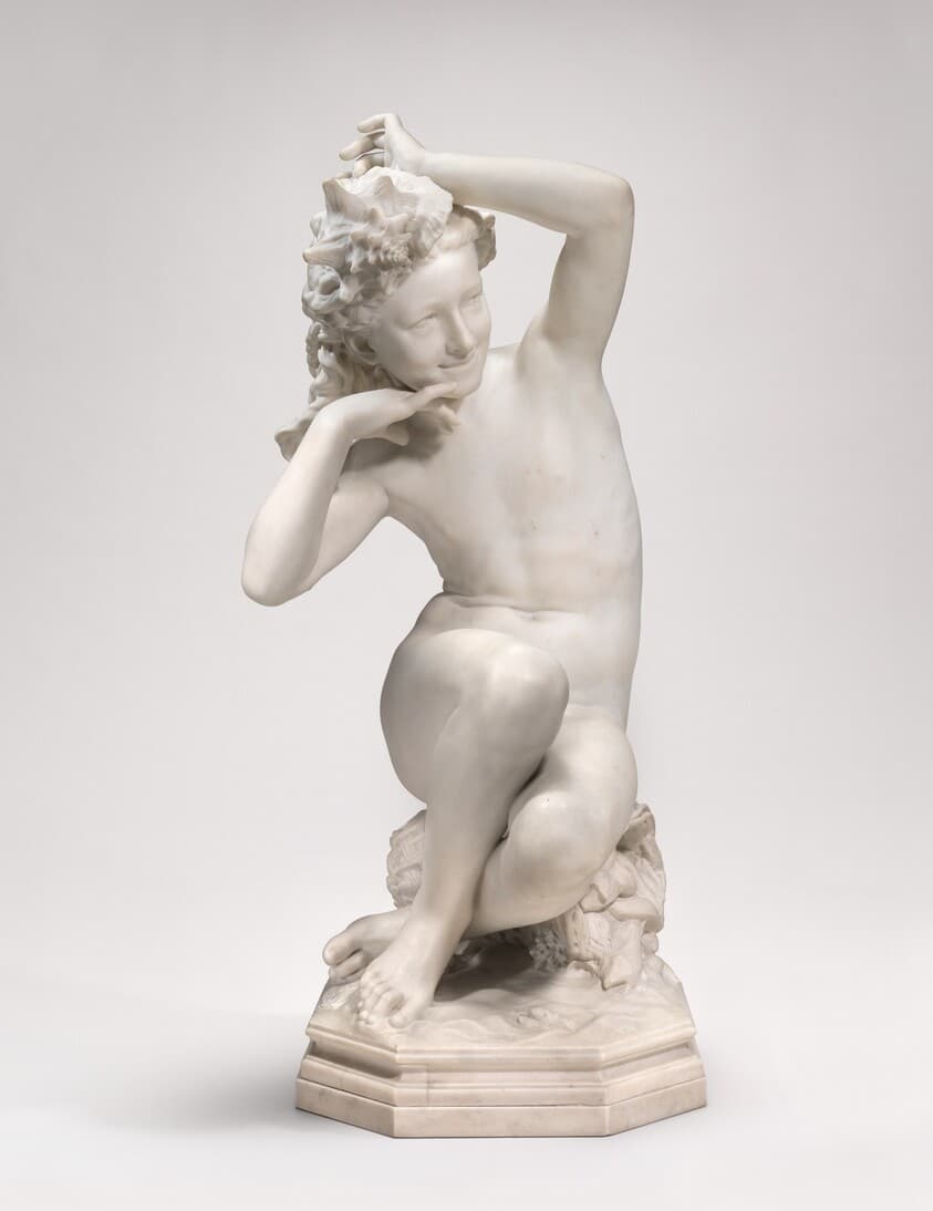 Girl with a Shell (Jeune fille à la coquille) — Jean-Baptiste Carpeaux