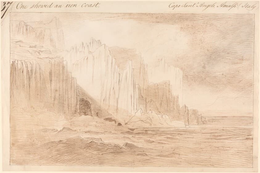 Capo Sant'Angelo, Amalfi — Edward Lear