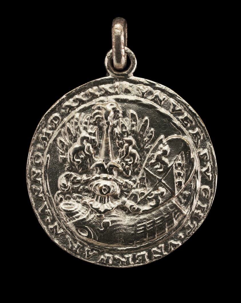 Shield, Cuirass, Casque, and Crest [reverse] — Matthes Gebel