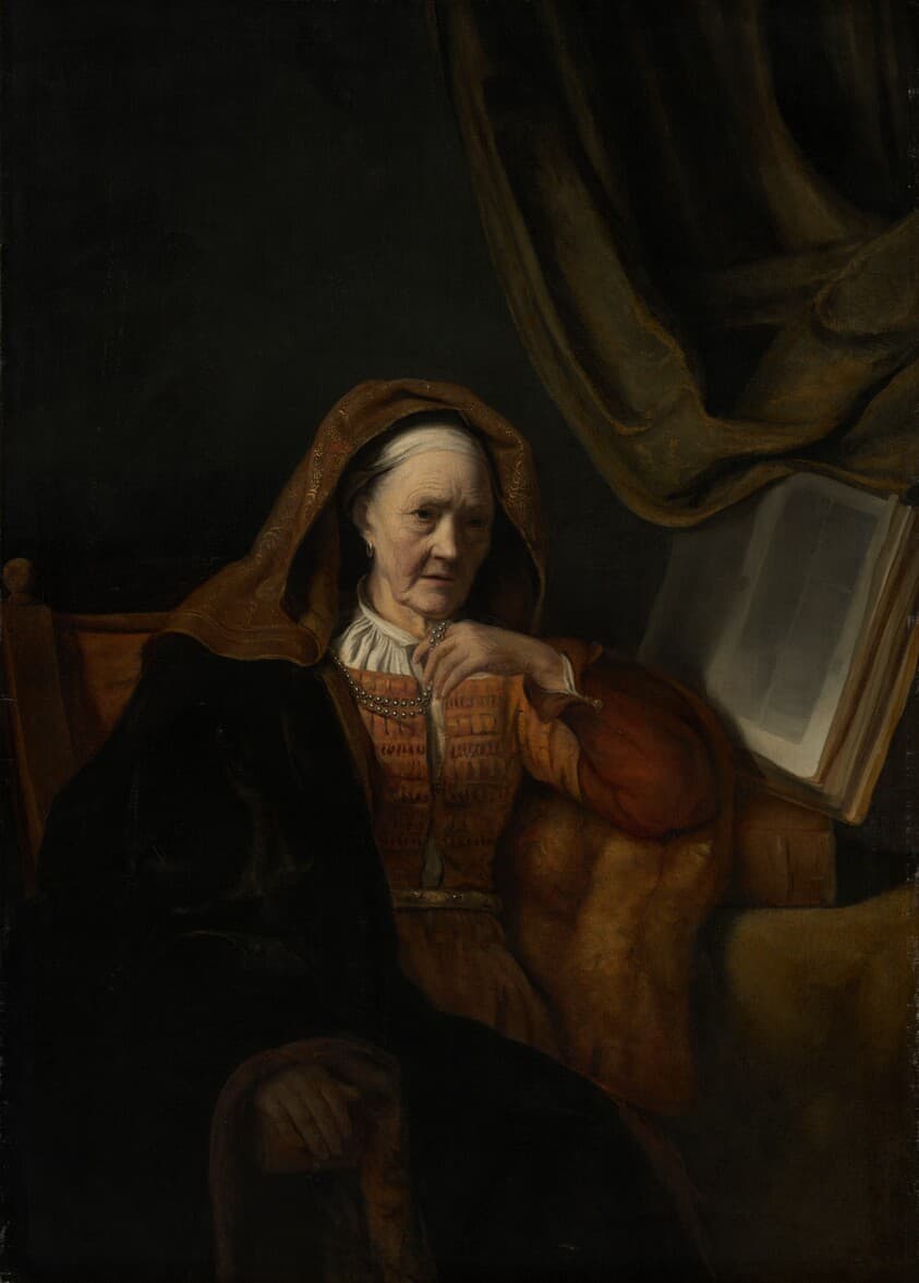 Woman with a Pearl Necklace — Cornelis Bisschop