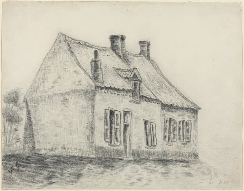 The Magrot House, Cuesmes — Vincent van Gogh