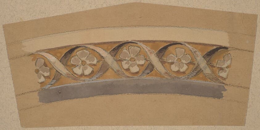 Study for a Border Design — Charles Sprague Pearce