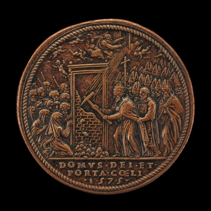 Opening of the Porta Santa [reverse] — Giovan Federico Bonzagni