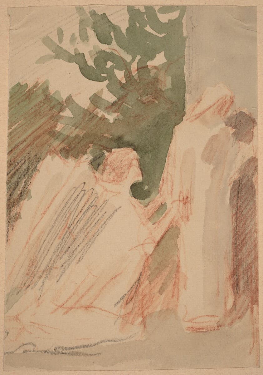 Study for a Panel — Charles Sprague Pearce