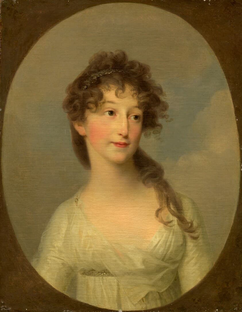 Possibly Franciska Krasinska, Duchess of Courland — Angelica Kauffmann