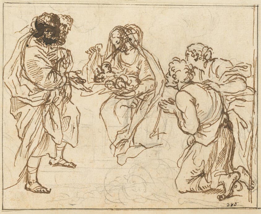 The Adoration of the Shepherds — Agostino Masucci