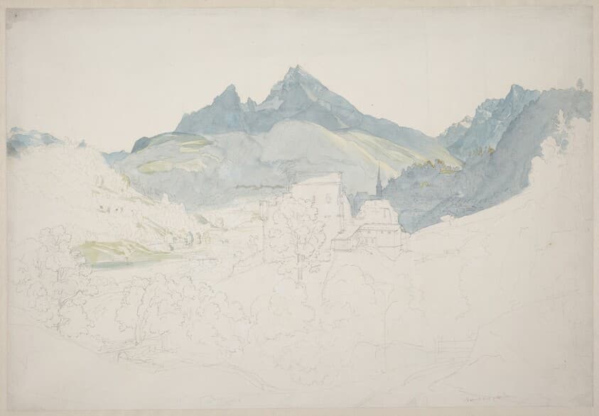 Berchtesgaden with the Watzmann Peak in the Distance — Ernst Fries