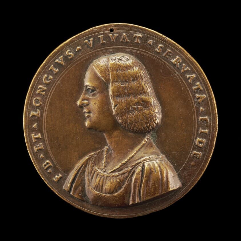 Portrait of a Woman [obverse] — Giovanni Maria Pomedelli