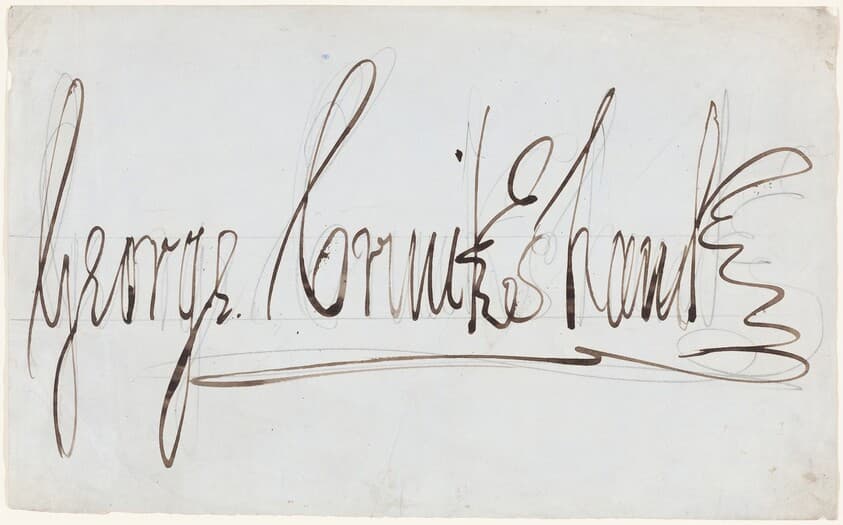 George Cruikshank (decorative signature) — George Cruikshank