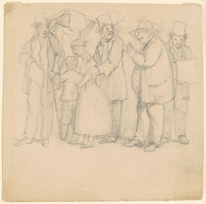 Study for "The House that Jeff Built" — David Claypoole Johnston
