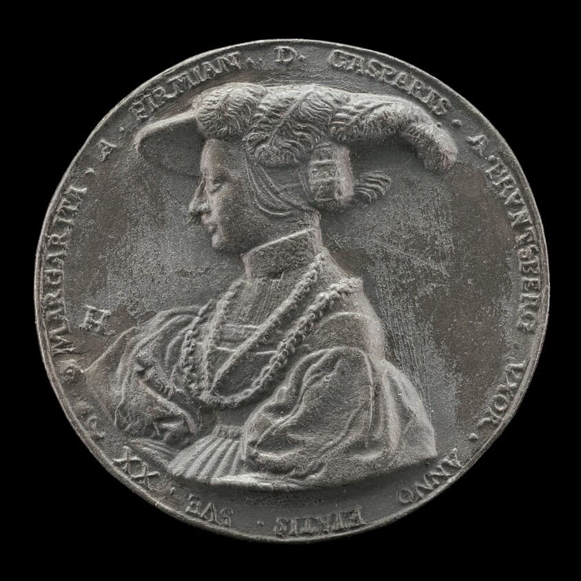 Margaret von Firmian, 1509-1536, Wife of Caspar von Frundsberg — Friedrich Hagenauer