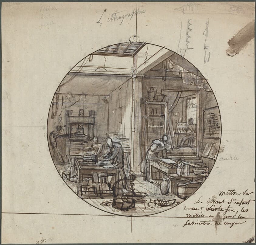 Lithographic Workshop — Jean Charles Develly