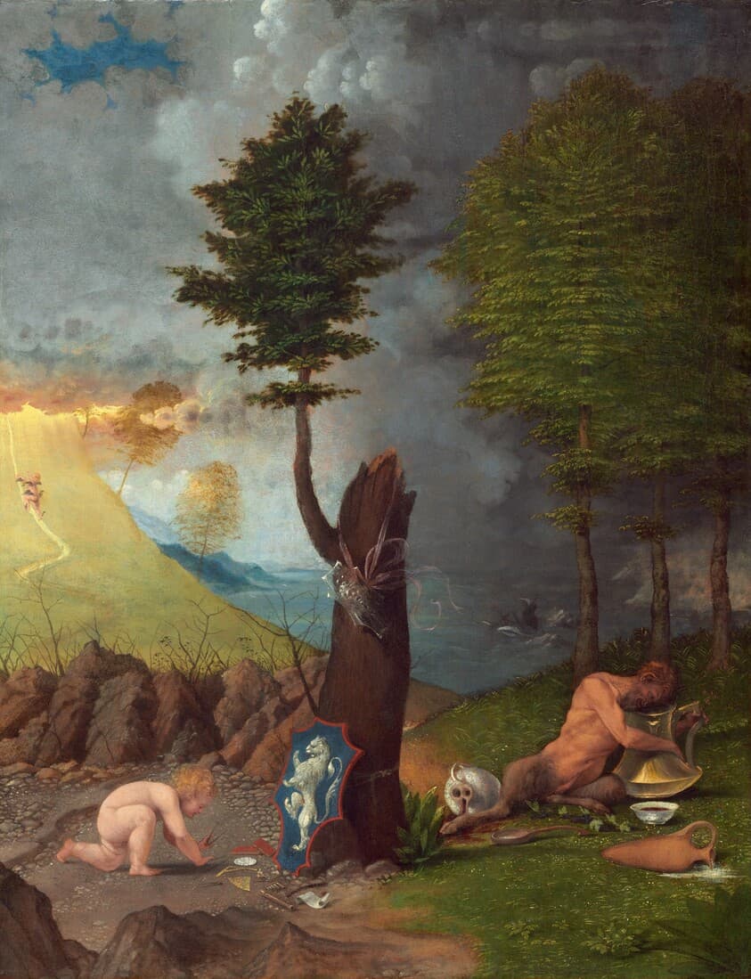 Allegory of Virtue and Vice — Lorenzo Lotto