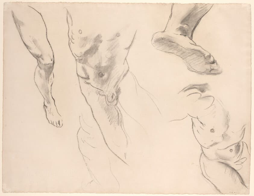 Figure Studies of a Nude Youth — John Singer Sargent
