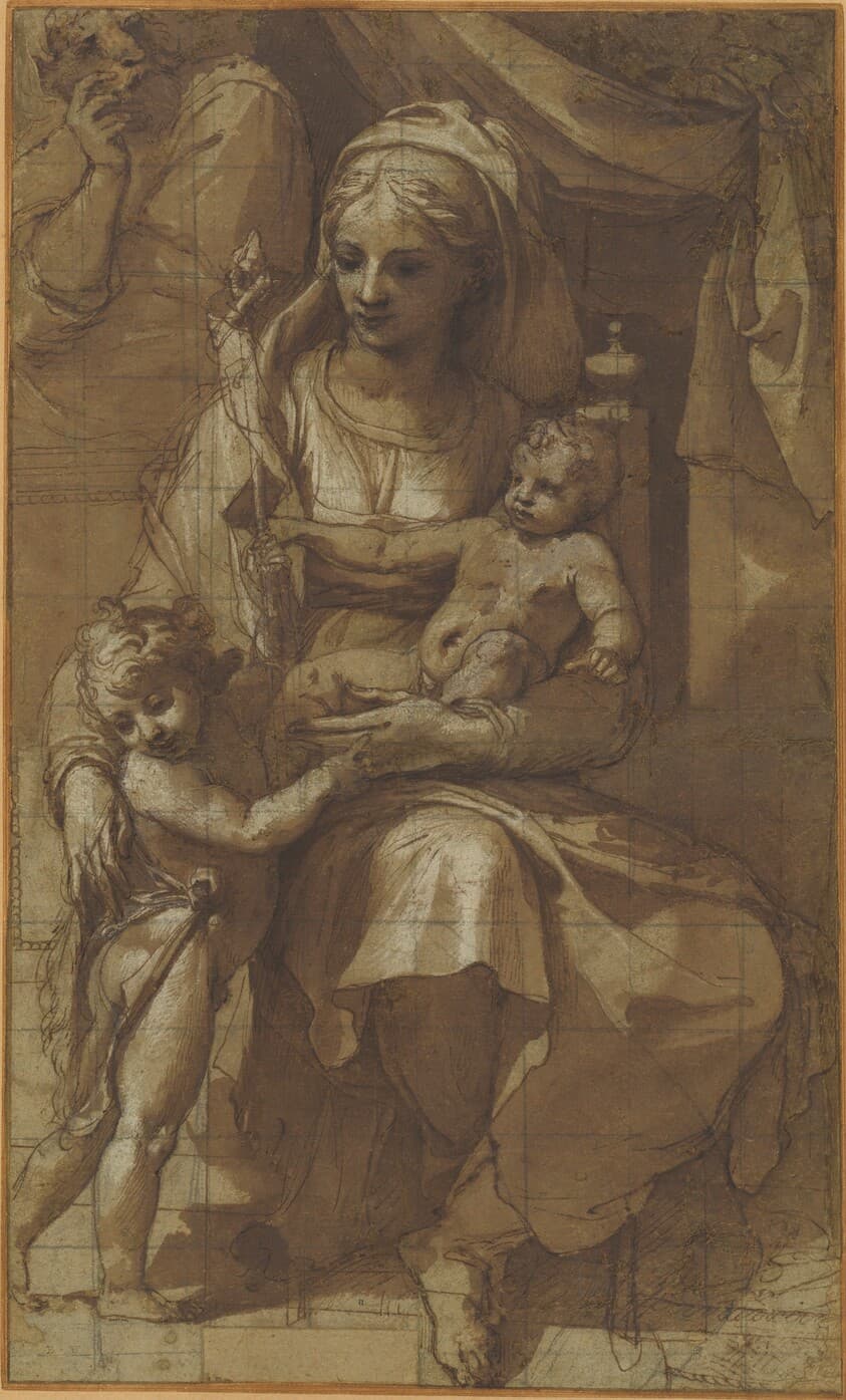 The Holy Family with the Infant John the Baptist — Pellegrino Tibaldi