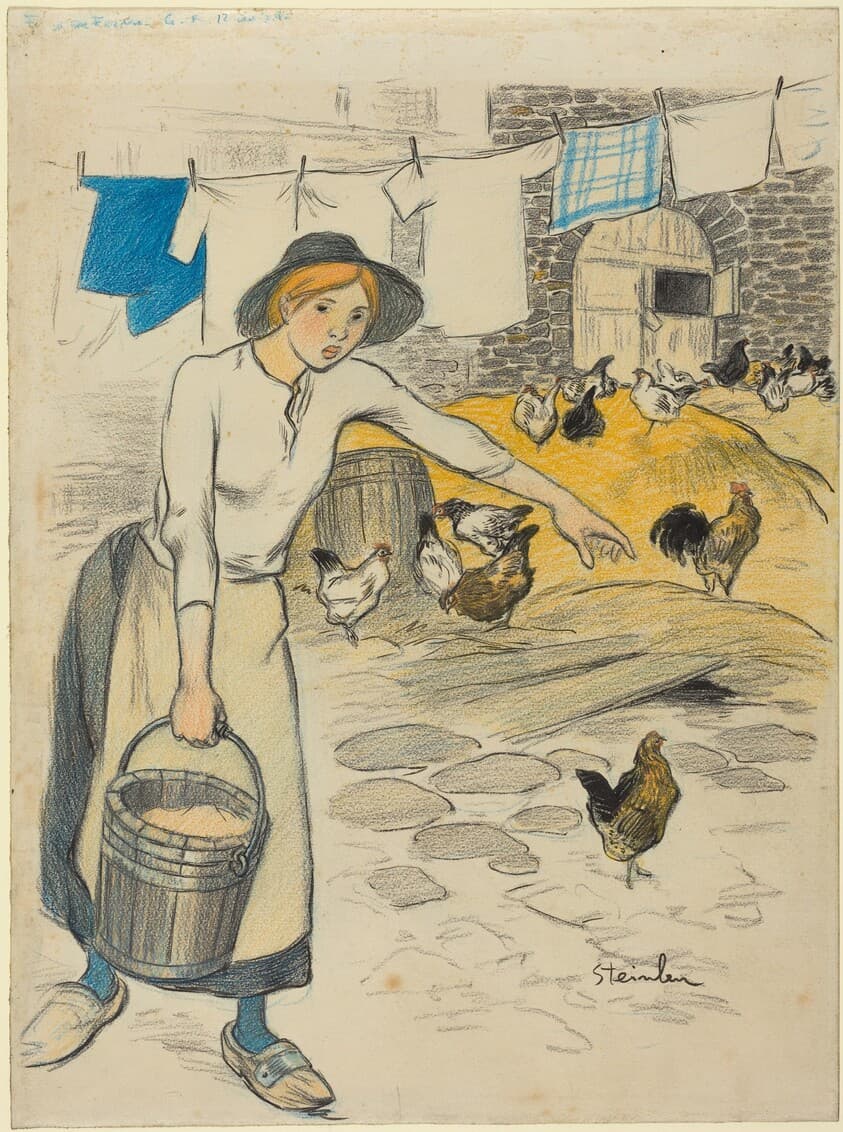 Fille de Ferme — Théophile Alexandre Steinlen