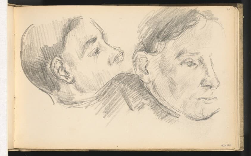 Two Heads — Paul Cezanne