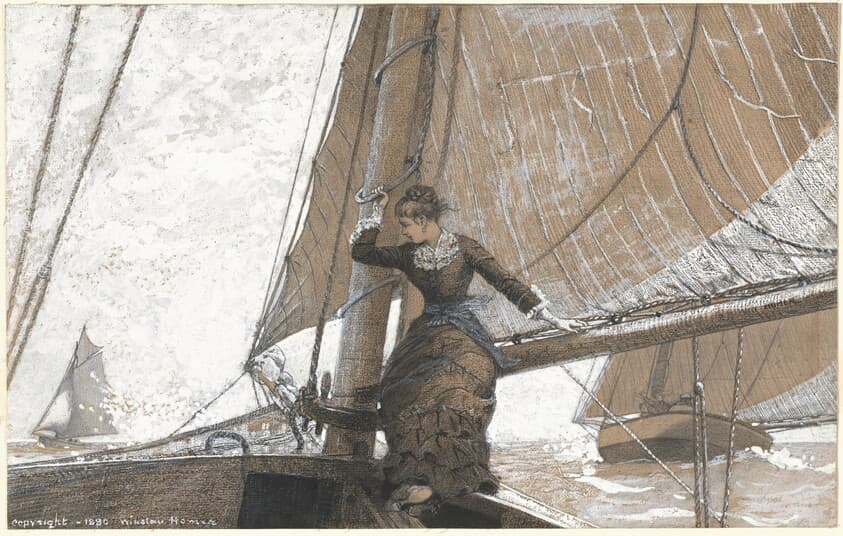 Yachting Girl — Winslow Homer