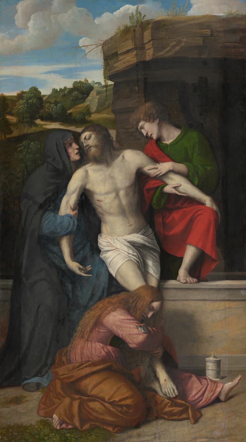 Pietà — Moretto da Brescia