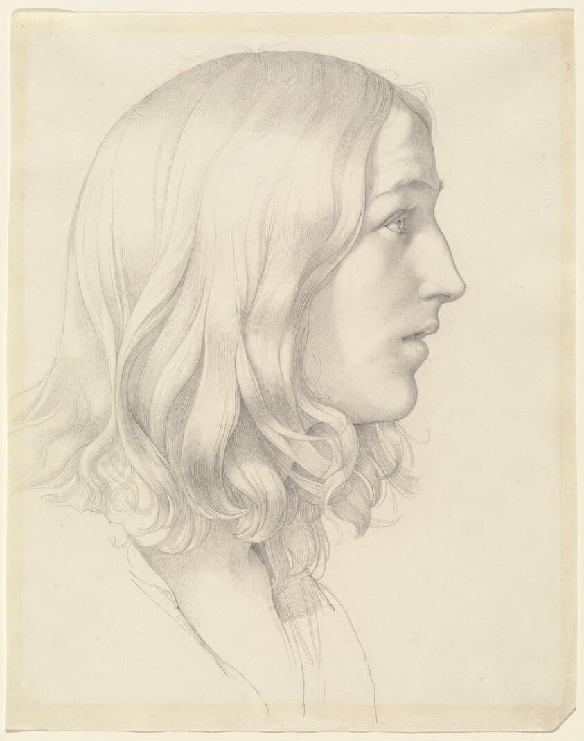 Head of a Young Man — Gustav Heinrich Naeke