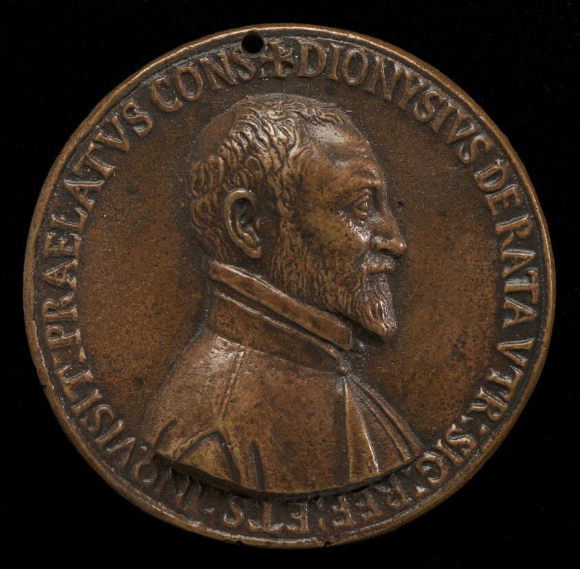 Dionisio Ratta of Bologna, died 1597 [obverse] — Felice Antonio Casone