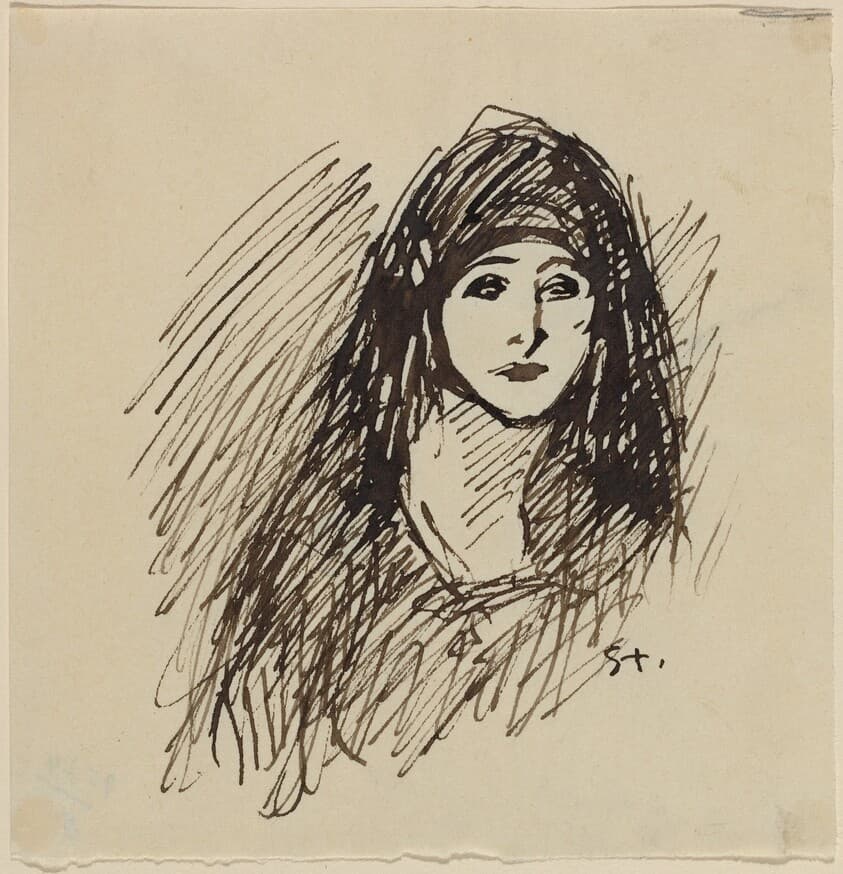 Portrait of the Artist's Wife — Théophile Alexandre Steinlen